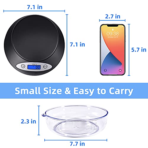 Thinkscale KS04 Digital Kitchen Scale, Highly Accurate 5000G/11Lb X 0.1Oz thumb #6