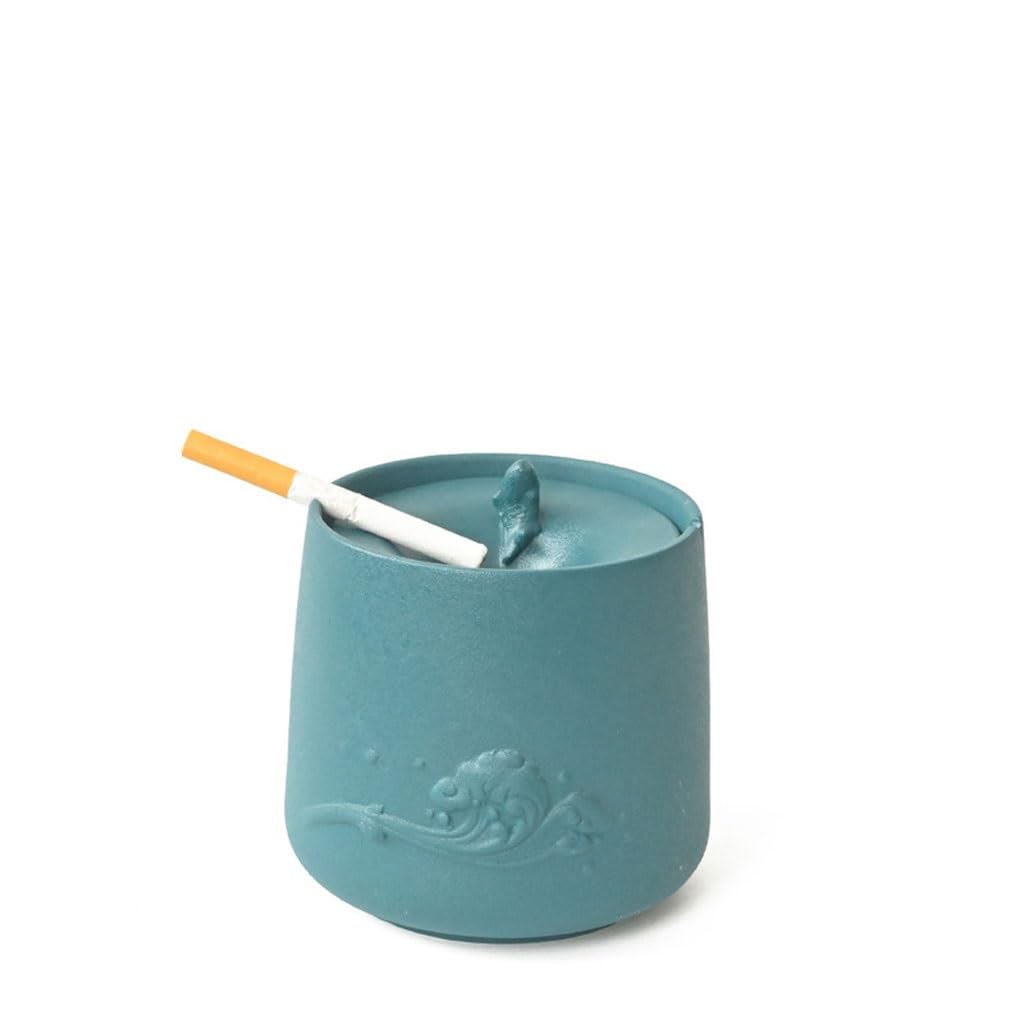 Gthtuhfd Ash Tray Creative Geometric Ceramic Ashtray Flower Pot Hydroponic Multifunctional Hotel Supplies Ashtray For Outside Patio