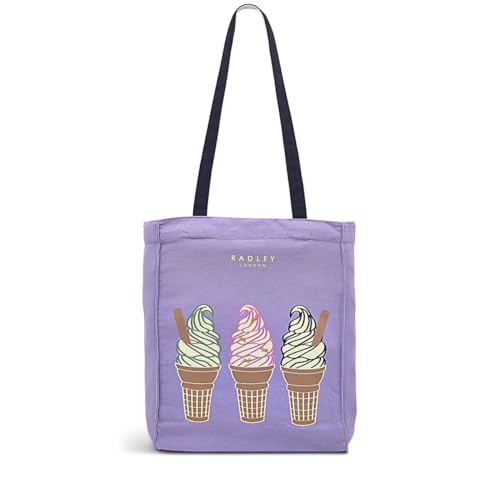 Sac fourre-tout RADLEY London Peirside en toile lavande haut de gamme