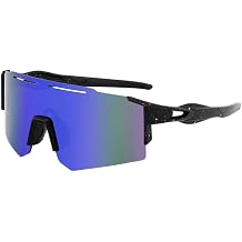 Outdoor Sports Sunglasses for Men & Women, UV Protection Windproof Lightweight & Durable Comfort Fit Goggles for Youth