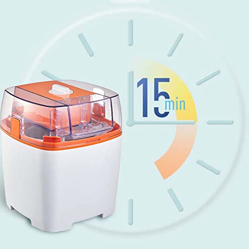 Elektrische Eismaschine mit eingebautem Gefrierschrank, Softeismaschine, Heimkinder, kleine Eismaschine, Arbeitsplatte… – Bild 6
