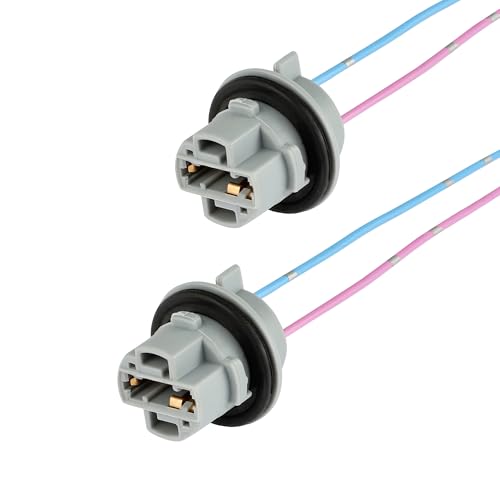 TOMALL 7440 T20 Sockets Female Adapter for Turn Signal/Reverse Light Bulbs Socket (Pack of 2)