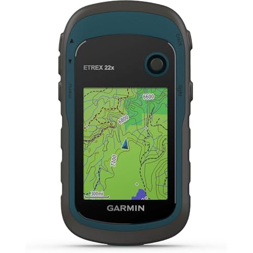 Garmin 010-02256-00 eTrex 22x, Rugged Handheld GPS Navigator, Black/Navy