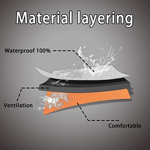 Gieeshield Rubber Boots For Men And Women All-Season, Waterproof Rain Boots With Steel Shank, 6Mm Neoprene Durable Rubber Outdoor Muck Mud Boots.（Gray） #TOP5