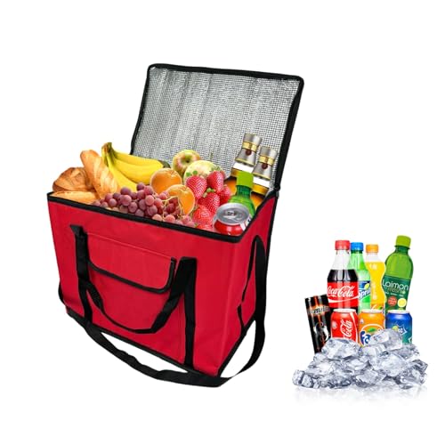 ADEPTNA EXTRA LARGE 30L Insulated Cooler Bag with Carry Handle Portable and Lightweight -Keep Warm and Cold - Ideal for Travel Camping Picnics Garden