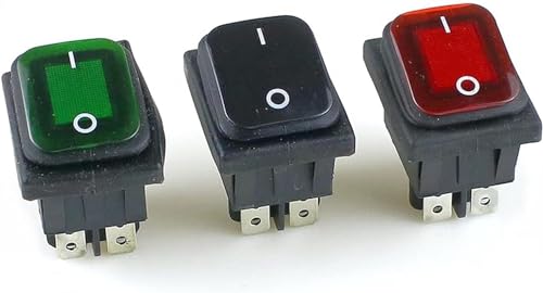 Interrupteur KCD4 rouge étanche pour l'outillage de votre atelier