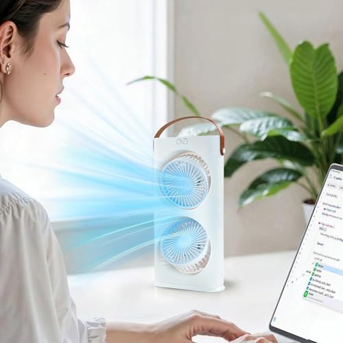 Refroidisseur d'air de table rechargeable USB Type-C maison - 3