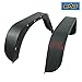 EAG JK Rear Fender Flares Mud Guards 2PCS Fit for 07-18 Wrangler JK Edge Steel Tube Style…