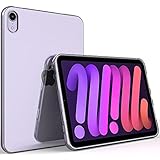Puxicu Case for iPad mini 7th/6th Generation (2024/2021), Slim Design Flexible Soft TPU Protective Cover for iPad mini 6/7 8.3 Inch Tablet, Clear