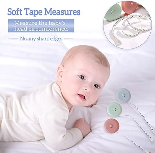 Hanyousheng Soft Tape Measures, Cloth Craft Measurement Tape, Retractable Tape Measure, 6 Pcs 60 Inch Dual ScaleTape Ruler for Measure Clothes Length, Clothes Body Tailors, Waist Measure