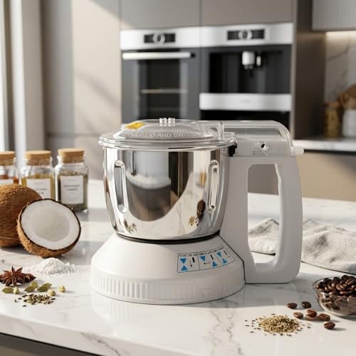Image of Panasonic AC-310MA 600 ML Multi Jar Steel With Safety Lock (White) (Suitable For MX Series Models AC560, AC555, AC460, AC400, AC360, AC350, AC310, AC300, AC250, AC220, AC210)
