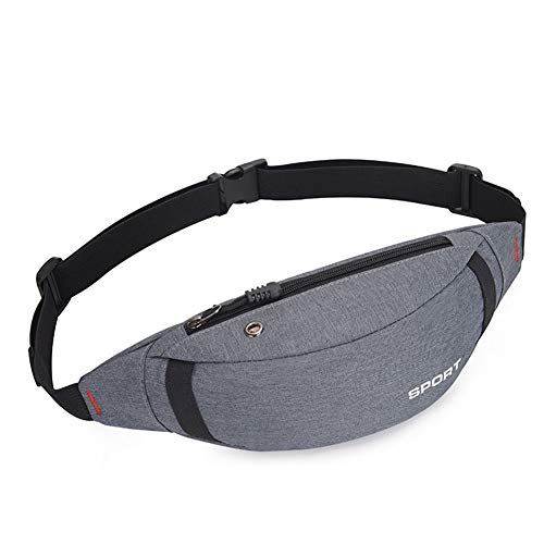 Juuly Riñonera para Hombres Mujeres Paquetes de Cintura Cinturón de Dinero Bolsa de Cintura para Viajes Deportivos Correr Unisex Bolsa de Cofre Crossbody