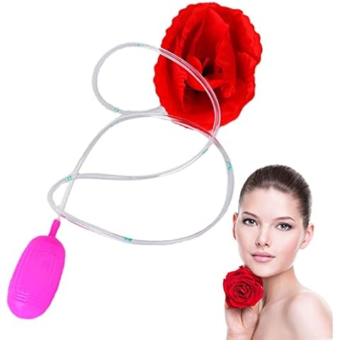 Ecoticfate Holiday Flower Prank Toy Simulation Clown Trick Prank Party Toy Water Squirt Red Rose Joke Toys Prank-Themed Party Tricky Toys for Home, Shows Cover