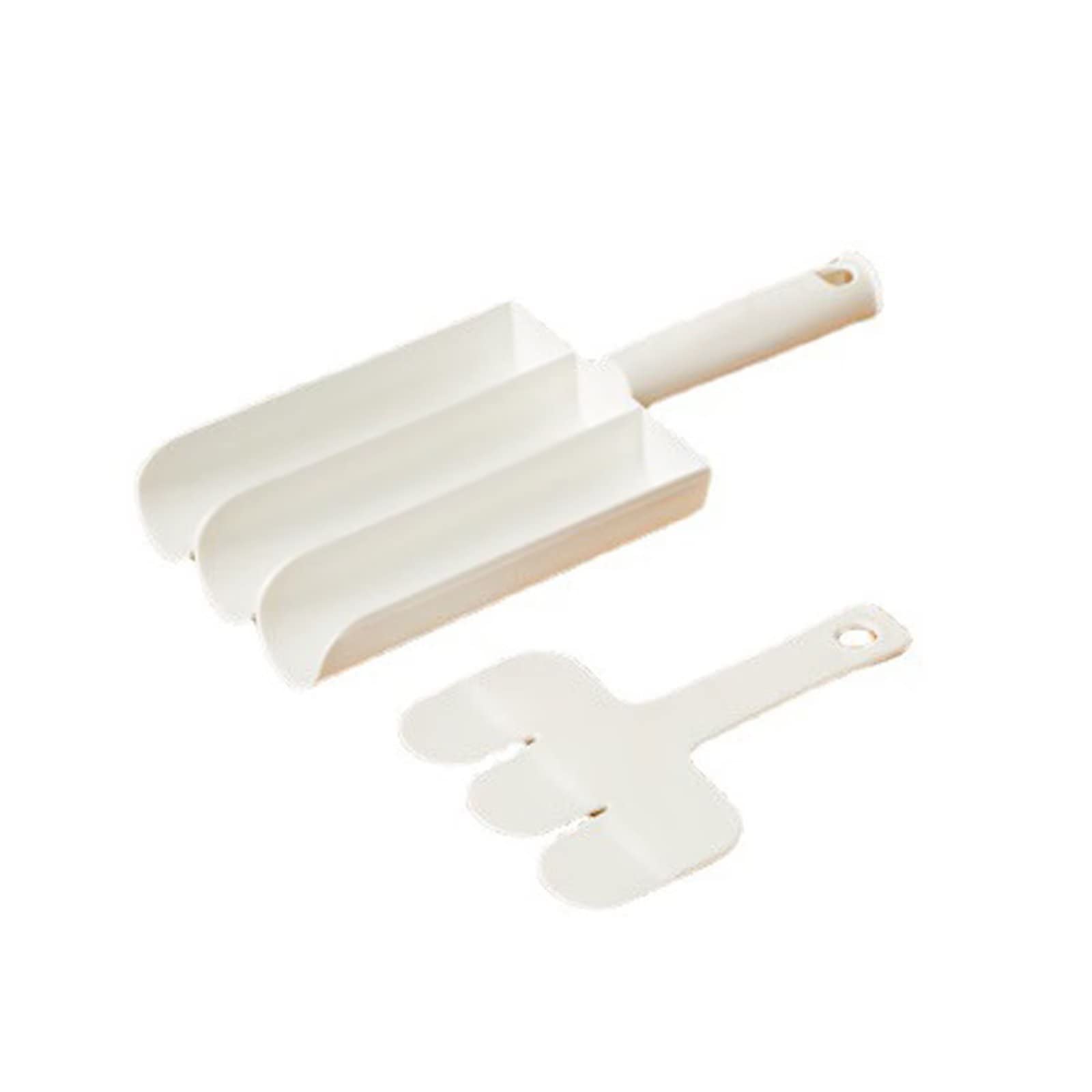 1 Set Meatball Maker Plastic, 3 in 1 Meat Baller Spoon with Cutting Spade Multifunction Ice Cream Scoop DIY Meatball Making Set