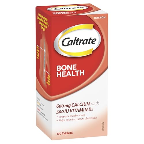 Caltrate Bone Health 600 mg with 500IU Vitamin D 100 Tablets