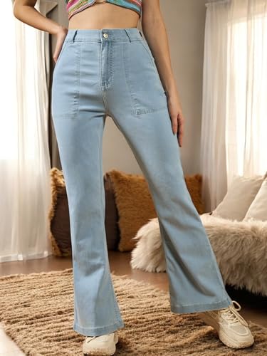 Image of Dolce Crudo High Rise Bootcut Jeans for Women