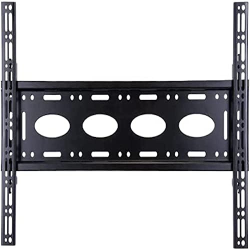 Image of B-Tech BT8442/B Universal Flat Screen Fixed Wall Mount with Lateral Adjustment, Low Profile Design, Suitable for Large Screens up to 80kg, Collar compatible for Pole Mounting (VESA 600) – Black