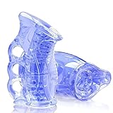 Masturbator Sex Spielzeug für männer, Taschenmuschi Offener Wiederverwendbarer, Weicher Masturbator mit realistischer Textur & ergonomischem Drei-Finger-Griff–Trainingshilfe für Ausdauer & Stimulation