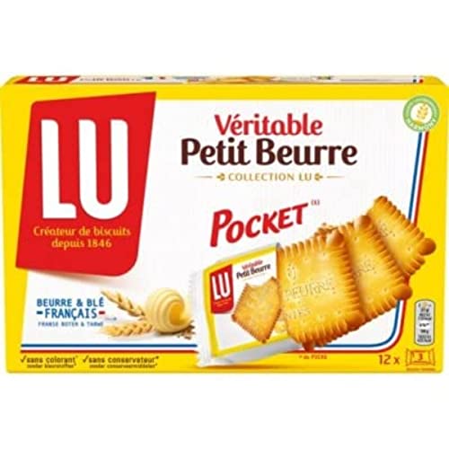 LU Biscuits au Beurre Pocket 12 sachet de 3 biscuits 300 g