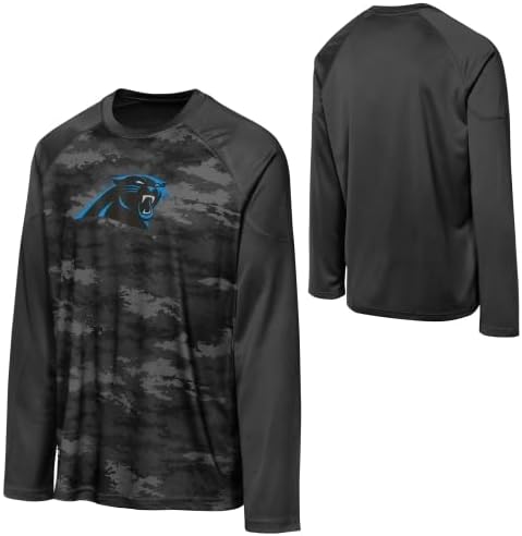 Outerstuff NFL Boys Youth Win Zone Long Sleeve Tee, Comfortable Football Shirt, Stylish Sports Apparel, for Fans