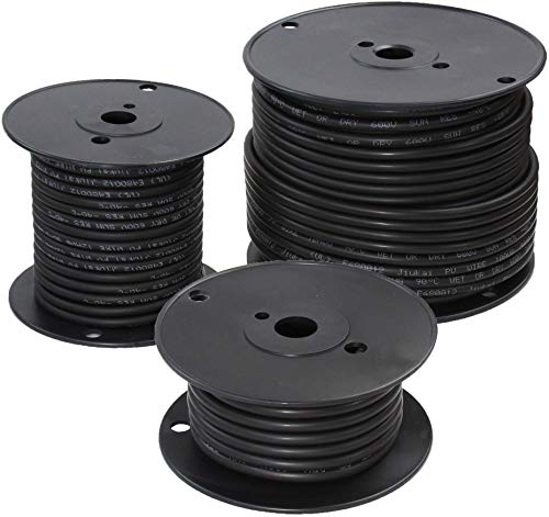 Powerwerx Solar Photovoltaic (PV) Wire Cable 600V UL 4703 (Gauge: 10, Length: 1000 ft., Color: Black)
