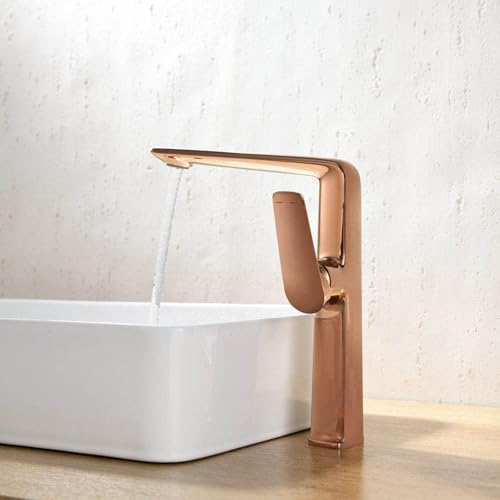 Mitigeur de lavabo de salle de bains eau chaude froide monocommande