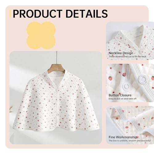 Image of QBLEEV Parrot Anti-Scratch Shoulder Protector, Bird Diaper Poop Cover Pad | Soft cotton shawl cape for birds to stand on shoulders, pet arm guard for lovebirds finches parakeets cockatiels conures