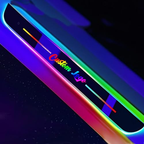 Custom Led Door Sills for Car Magnetic Personalized Car Door Sill Led Lights Custom Name Led Car Door Welcome Light 7 Colors