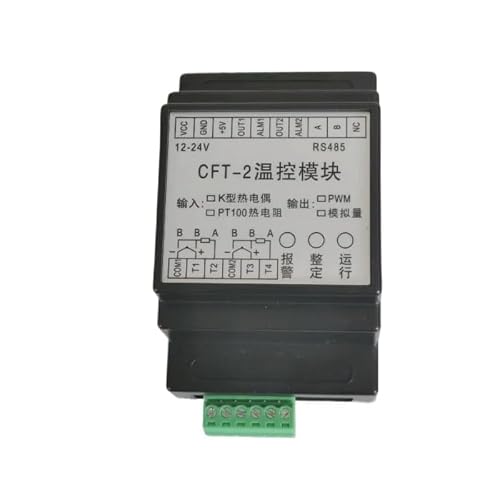 RS485 temperature control module, PLC type PID temperature control meter, multi-channel K thermocouple PT100