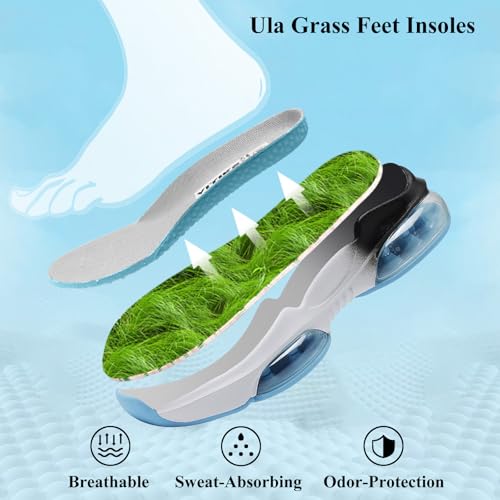 Image of VITUOFLY Kids Basketball Shoes Boys Sneakers Girls Mid-top Sports Shoes | Ankle protection, Non-slip TPR outsole, Cushioned shock-absorbing EVA midsole, Indoor outdoor sports for little & big kids