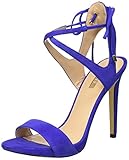  Guess Alisse Sue03, Zapatos con Tacon y Tira Vertical Mujer, Azul (Blue), 40 EU