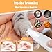 Belvedere Cat Trimmer, 2025 New Belvedir Cat Paw Grooming Trimmer Quiet, Waterproof Rechargeable Cats Shaver for Matted Fur Quiet with LED Light, 2 Wide Blades (1 Set)