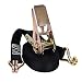 MOPHOEXII 1pcs 1 x 12 ft Heavy Duty Ratchet Cargo Tie Down Straps 1500 lbs Dual J-Hooks for Flatbed, Truck, Farm, Construction Heavy Duty