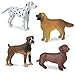 Safari Ltd. Dogs Toob - Mini Figurines: Dachshund, Dalmatian, Retriever, Sheepdog, Collie, Shepherd, Beagle, Boxer, Great Dane, Doberman, Bulldog - Educational Toys for Boys, Girls & Kids Ages 3+