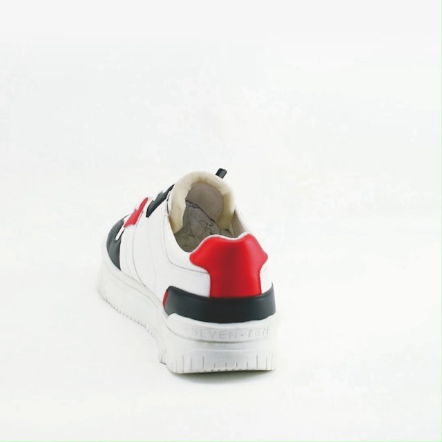 Buy 7-10 711 White RED Low-TOP Sneaker for Men at Amazon.in