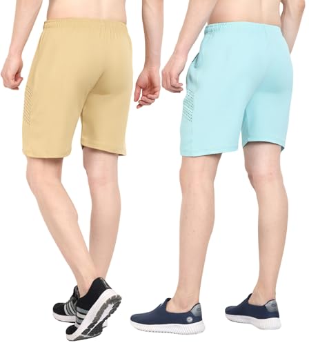 Image of RynoGear Shorts for Men with Zipper Pocket (Pack of 2)