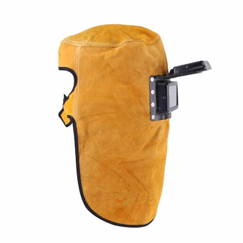 Careta para Soldar de Cuero con Lente Abatible miniatura 1