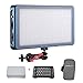 Falcon Eyes F7 RGB LED Video Light + Softbox y Honeycomb Grid Dimmable 2500K-9000K Luz de cámara DSLR de Bolsillo con 16 situaciones aplicables, Sistema de Soporte Ajustable con batería incorporada