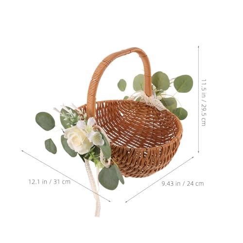 Panier à fleurs résistant au gel et décor rustique vintage pour professionnels - 3