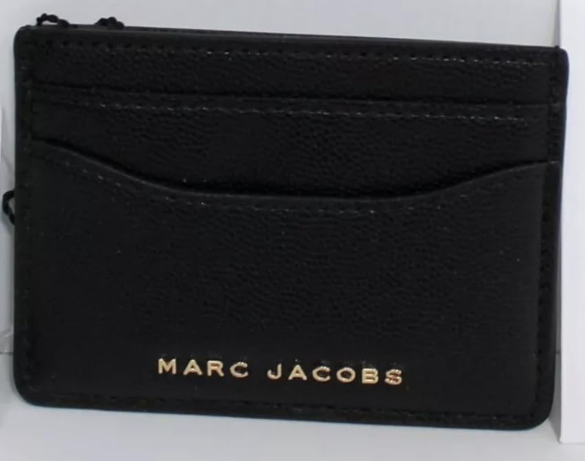 Marc Jacobs Mini Grind LogoTote Bundle Card Case Wallet. (New Black)3