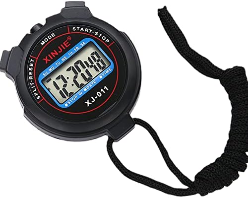 Waterproof Digital Stopwatch Timer, Stopwatch Countdown Timer, Multi-Function Sports Stopwatch Referee Stop Watch with Alarm Handheld Stopwatch for Referee Coaches Football Swimming Basketball Running