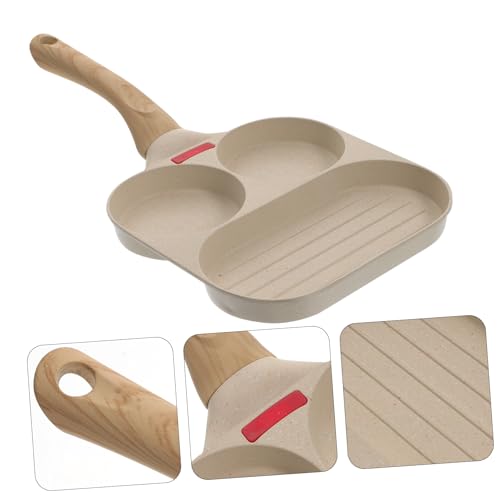Poêle à crêpes pour camping et cuisine nomade en alliage d'aluminium