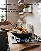 BIQIO Asian Cast Iron Pot, Japanese Uncoated Hand-Forged Crock Pan with Lid, Thick Non-stick Wok Without Coating, Multifunctional Cookware Durable Rust-Free Boiler Skillets for Kitchen Cooking Frying #1