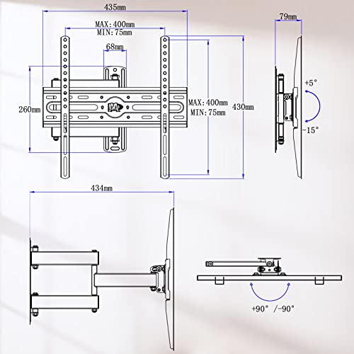 Mounting Dream Supporto da Parete per TV Girevole