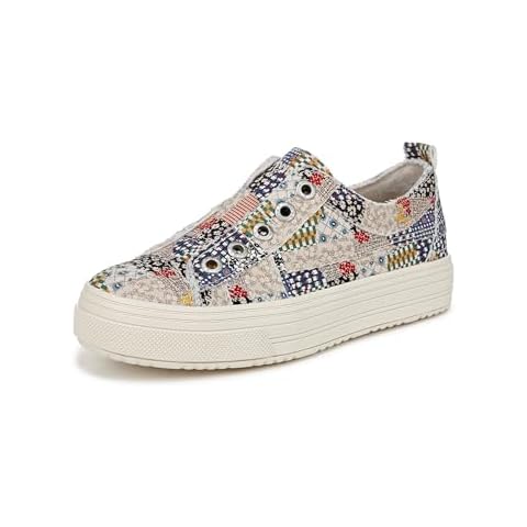 Blowfish Malibu Womens Super Play Slip On Sneaker Multi Countryside 7 M Cover