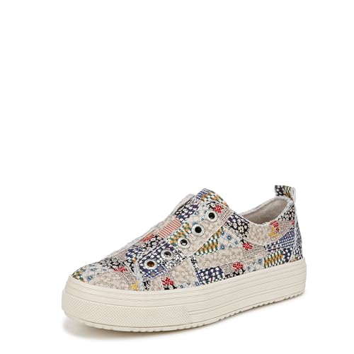 Blowfish Malibu Womens Super Play Slip On Sneaker Multi Countryside 9 M