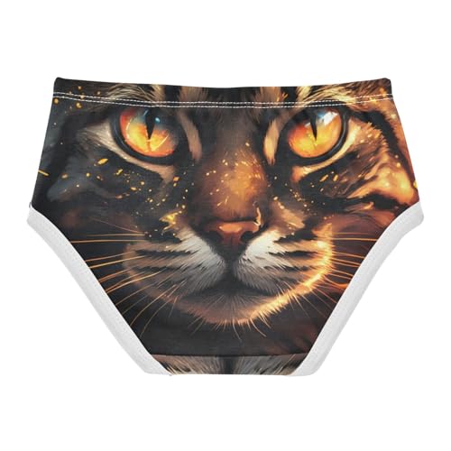 Cat Glowing Animal Toddler Girls Underwear 2t Cotton Panties Little Girl Pattern Briefs Underpants2
