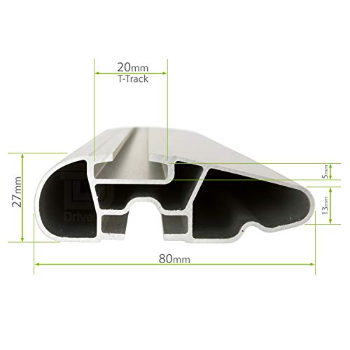 Barres de toit Citroën ë-C4 solution toit lisse sans rails alu - 3