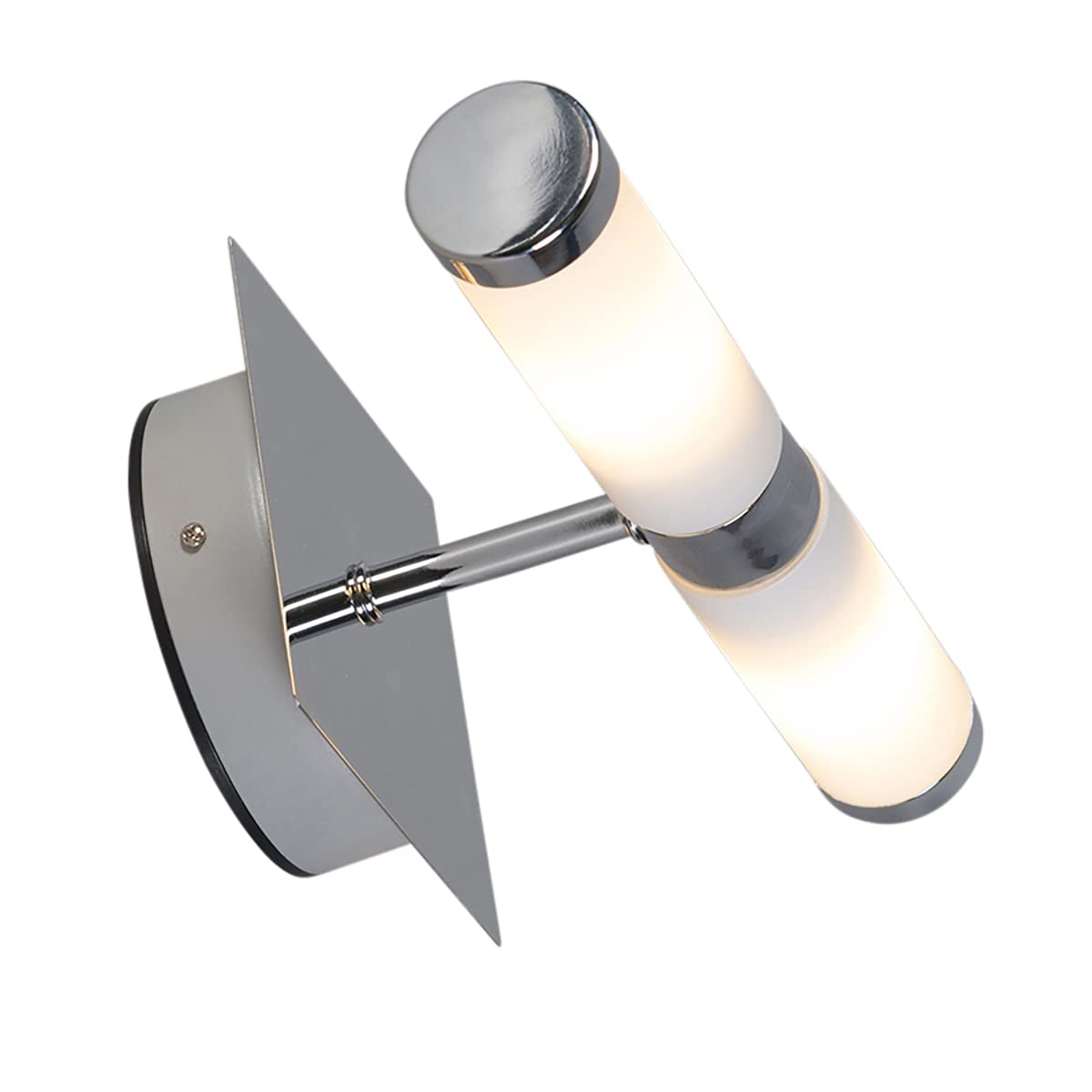 Qazqa Bath Applique Moderna 2 Luci | 22,3 Cm | Oro/Ottone | IP44 Resistente A Spruzzi Per Bagno | G9 Dimmerabile