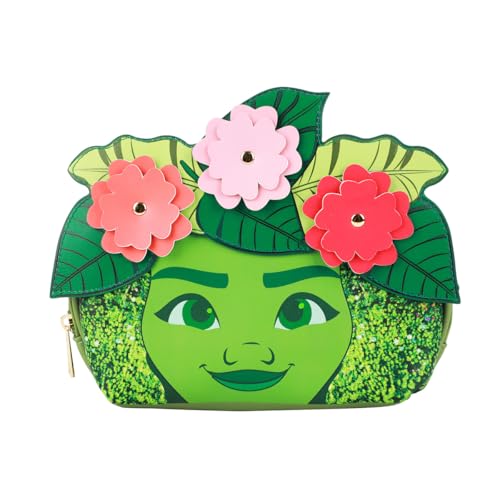 Bioworld Estojo cosmético com cúpula verde Moana Te Fiti 15 cm, Moana Te Fiti Green, OSFA